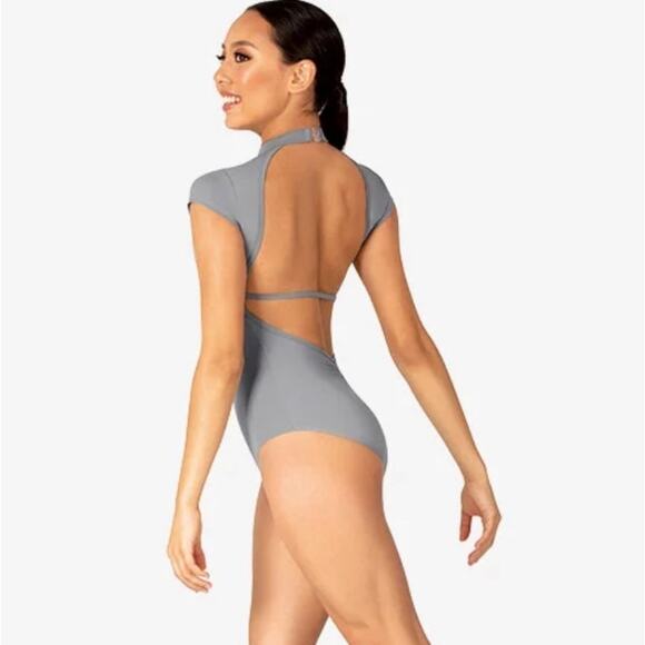 Baltogs leotard tank charcoal/gray color, size NWT dance dancewear - Picture 7 of 7